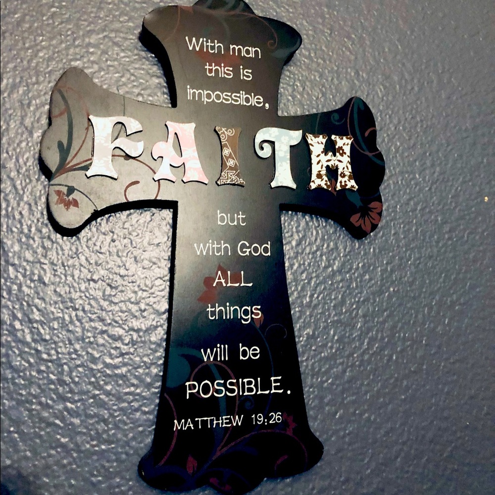 cross with scripture